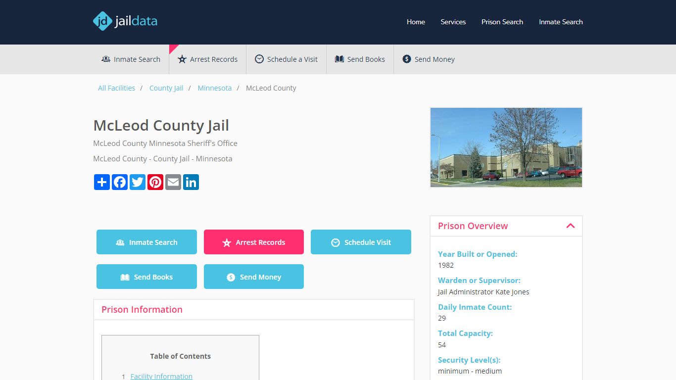 McLeod County Jail: Jail Roster, Visitation, Post Bail, Send Money or ...